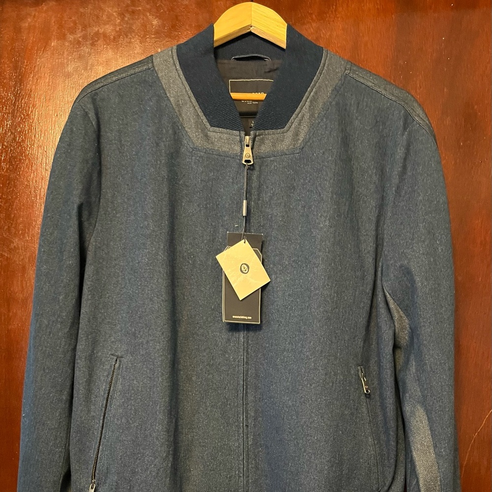 Men’s Indigo Varsity Onassis Jacket